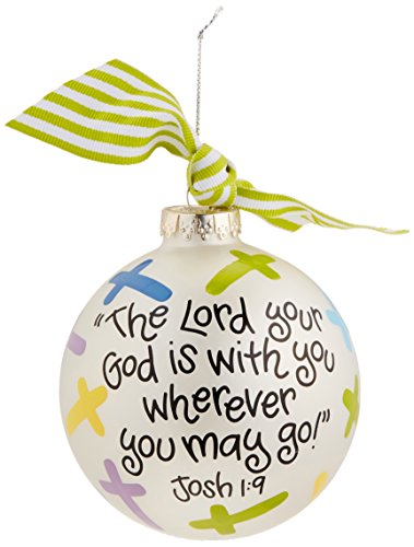 Coton Colors Lord Your God Glass Ornament