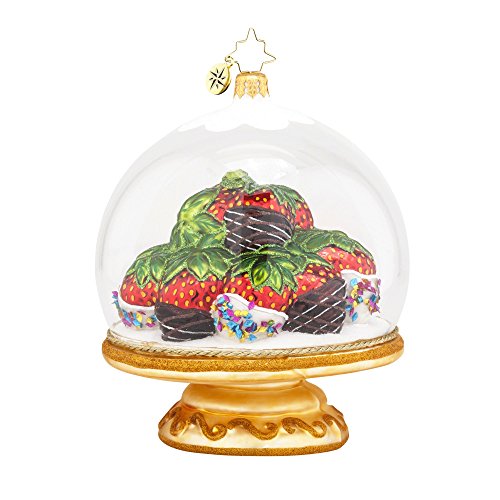 Christopher Radko Strawberries Galore Christmas Ornament
