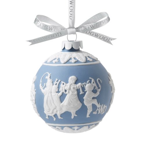Wedgwood 2012 Holiday Merry Christmas and Happy New Year Ornament