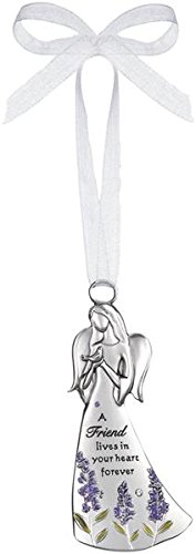 Angels Among Us Ornament – A Friend Lives in Your Heart Forever