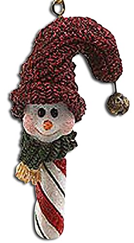 Boyds Rufus Snowman Dandycane Candy Cane Ornament