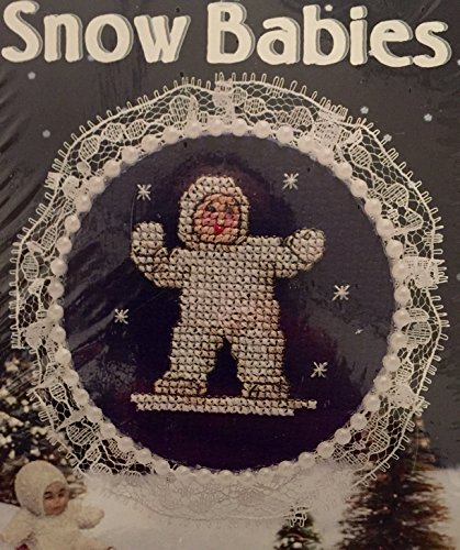 Snow Babies Counted Cross Stitch Ornament Kit #113020 Snowball Fight