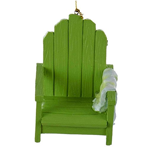 Christmas Ornament Beach Chair w Towel Green D2320-GRN Kurt Adler