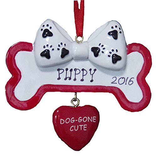 Personalized Dog Bone Ornament-Free Personalization