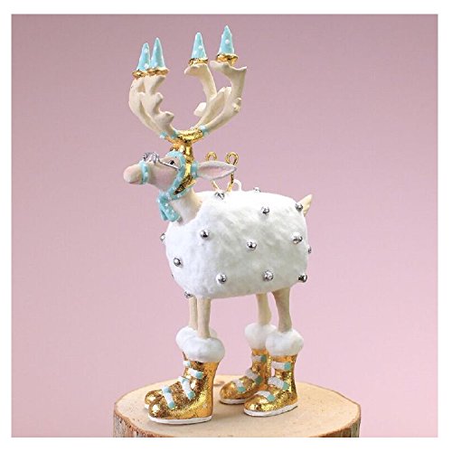 Patience Brewster Christmas Home Decor Moonbeam Mini Reindeer Ornament – Blitzen