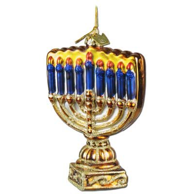 Menorah Glass – Noble Gems Ornament