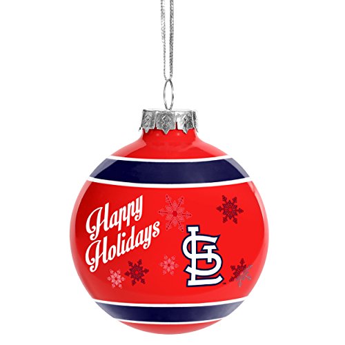St. Louis Cardinals Official MLB Holiday Christmas Ornament Glass Ball by Forever Collectibles 466314