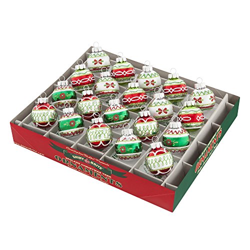 Holiday Splendor 1.25″ Decorated Rounds (Set Of 20) by Christopher Radko