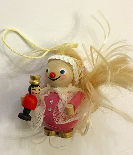 Steinbach Handmade German Wooden Ornament Little Girl with Blonde Hair
