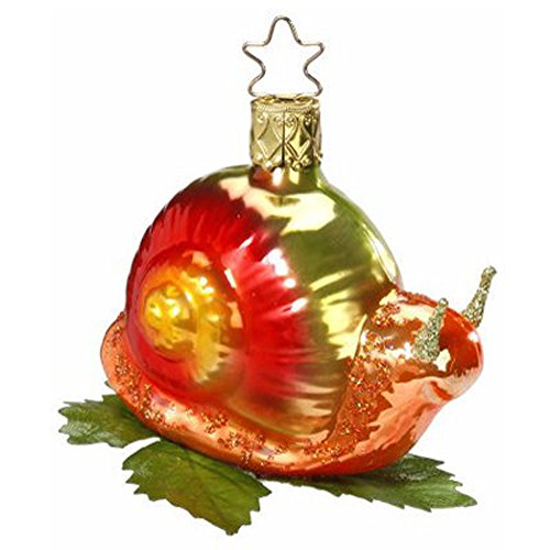 Under Cover Snail Christmas Ornament Inge-Glas of Germany