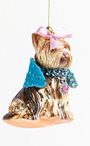 One Hundred 80 Degrees Dog Hanging Ornament (Yorkie)