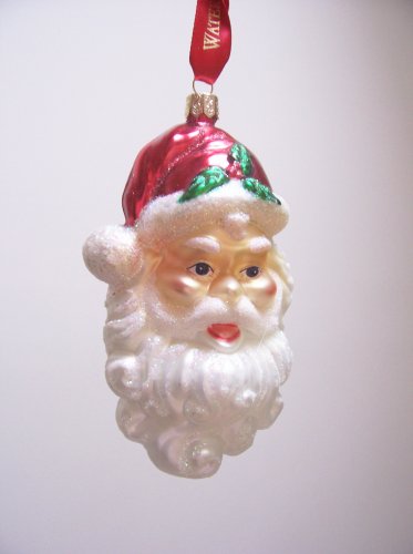 Waterford Holiday Heirlooms Classic St Nick Head Ornament