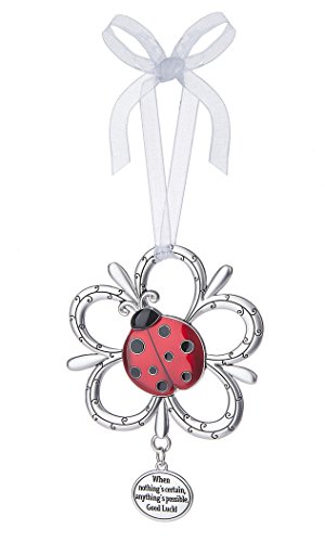 When Nothing’s Certain Anything’s Possible Good Luck! Ladybug Ornament – By Ganz