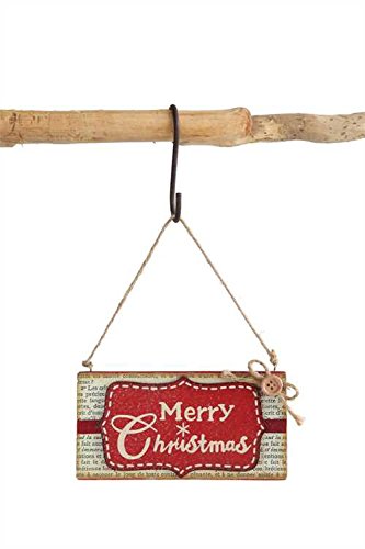 Merry Christmas with Bible Verses Hanging Christmas Ornament