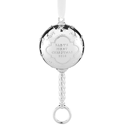 Reed & Barton Baby’s First Christmas First Rattle Ornament