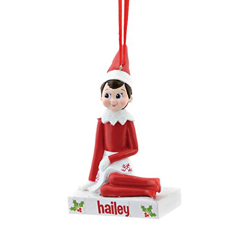 Department 56 Elf on The Shelf From Elf Girl Personalizable Ornament 2.25 In