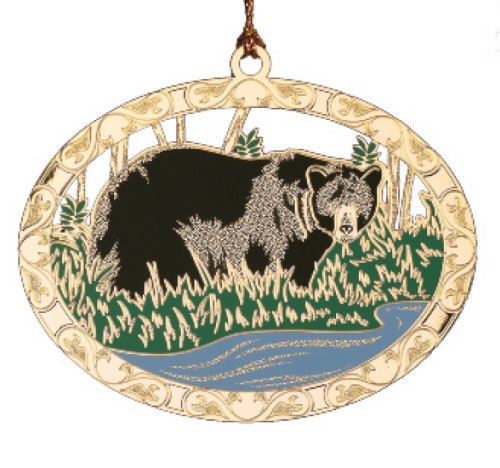 ChemArt Black Bear Ornament