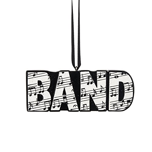 Midwest CBK 3.75″ x 1.5″ Resin Music Notes “Band” Ornament