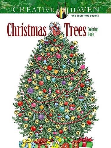 Creative Haven Christmas Trees Coloring Book (Adult Coloring)