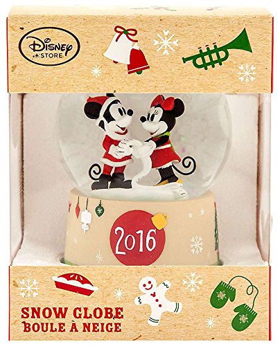 Disney Mickey Mouse 2016 Mickey Mouse & Minnie Mouse Snowglobe Exclusive Snow Globe