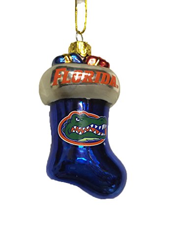 Florida Gators 3.25″ Blown Glass Stocking Ornament