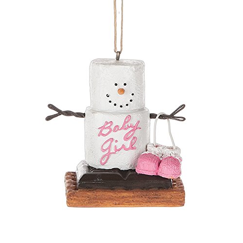 S’Mores New Baby Girl Christmas/ Everyday Ornament