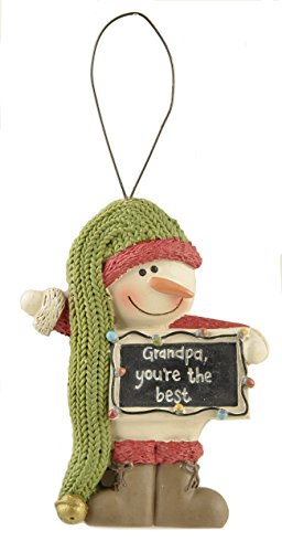 Family Snowman Christmas Ornaments (Dad, Grandma, Grandpa, Nana) (Grandpa)