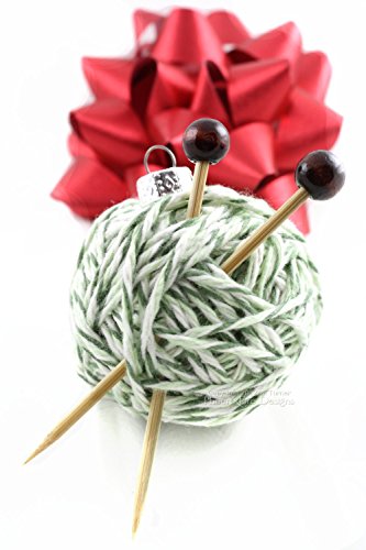 Yarn Ball Christmas Ornament Gift for Knitters Handmade Christmas Tree Decoration