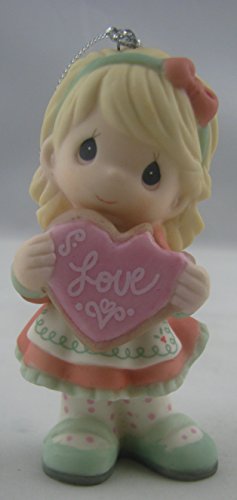 Precious Moments Inc. 151013 Girl Holding Heart with Love Ornament