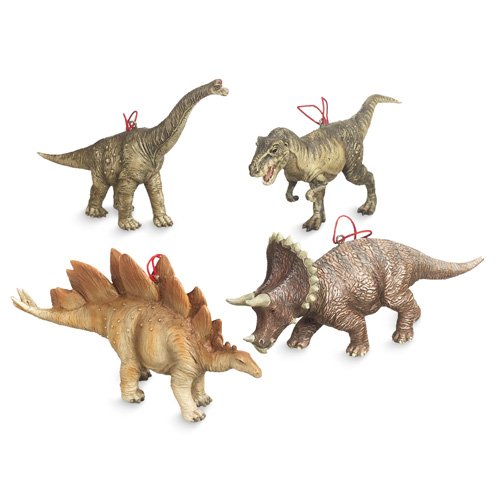 Midwest-CBK Resin Dinosaur Ornaments Set of 4