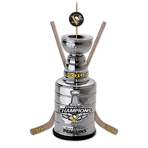 NHL Licensed Pittsburgh Penguins 2016 Stanley Cup Champions Christmas Ornament by The Bradford Exchange