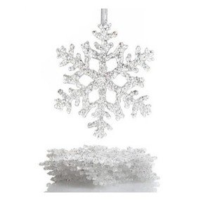 Holiday Lane Box of 12 Snowflake Ornaments