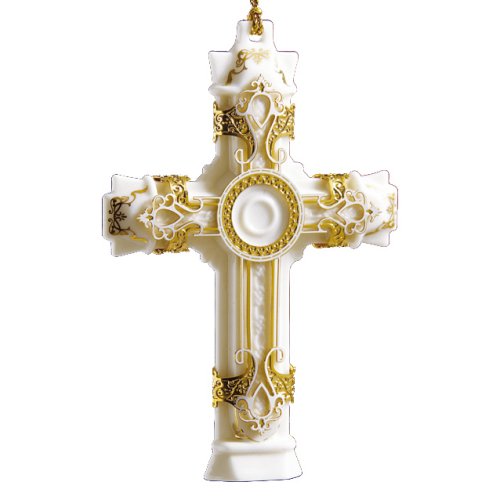 Baldwin Jeweled Cross 3-inch Ornament