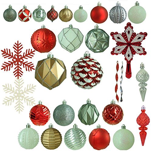 Winter Tidings Shatter-Resistant Christmas Ornament (100-Count)