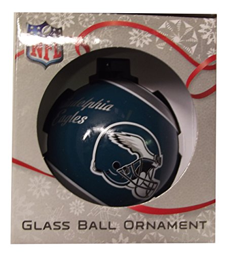 Forever Collectibles NBA, NFL, MLB and NHL Glass Ball Ornaments (Eagles)