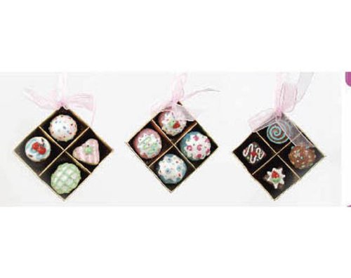 Boxed Candy Christmas Ornament Set of 3
