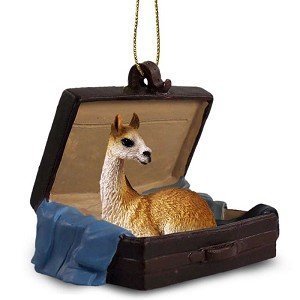 Llama Traveling Companion Ornament by Conversation Concepts