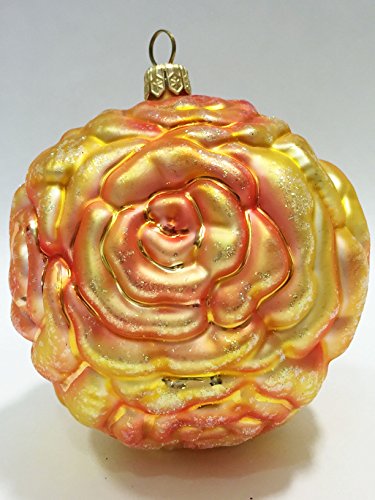 Ornaments to Remember: ROSE Christmas Ornament (Yellow)