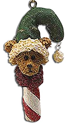 Boyds Bluster Dandycane Candy Cane Teddy Bear Ornament