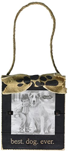 Mud Pie Best Dog Ever Door Hanger Frame Ornament 4 X 4