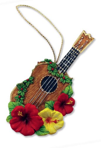 Hawaiian Christmas Ornament Ukulele #2