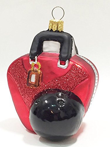 Ornaments to Remember: BOWLING BAG Christmas Ornament (Red)