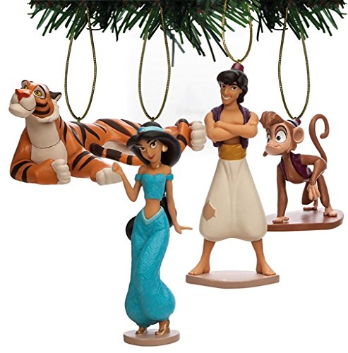 Disney Aladdin “Jasmin, Aladdin, Rajah, & Abu” 4 Pc. Ornament Set