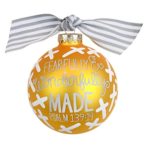 Coton Colors Fearfully and Wonderfully Made Glass Ornament