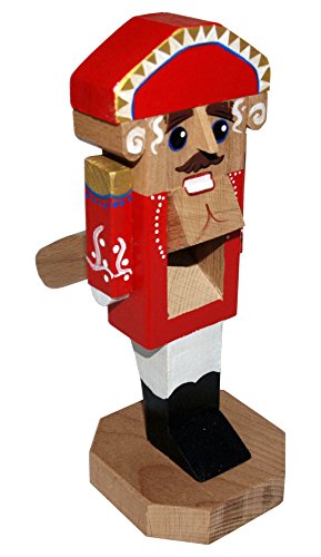 8-Inch Russian Ballet Nutcracker – Christmas Gift – Real Working Figure Made of Solid Beech Wood – Home Decoration Ornament