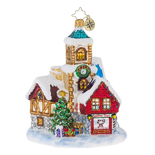 Christopher Radko St. Nicholas Lane Cottages & Houses Christmas Ornament
