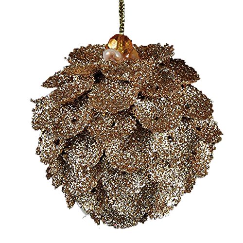 Christmas Ornament Gold Glittered Pinecone C9970-BALL Kurt Adler