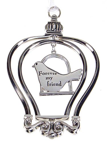 Forever My Friend 3d Rotating Birdcage Ornament