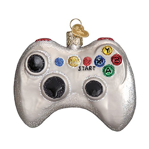 Old World Christmas Video Game Controller Glass Blown Ornament