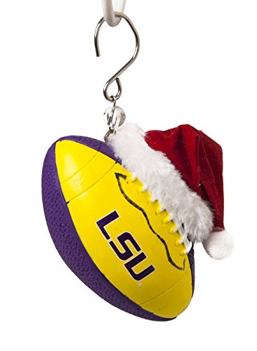 Louisiana State University Football Christmas Ornament